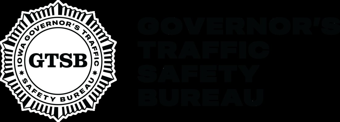 Iowa Governor's Traffic Safety Bureau logo for child passenger safety programs, emphasizing traffic safety and child well-being.