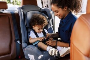 Child in a car seat