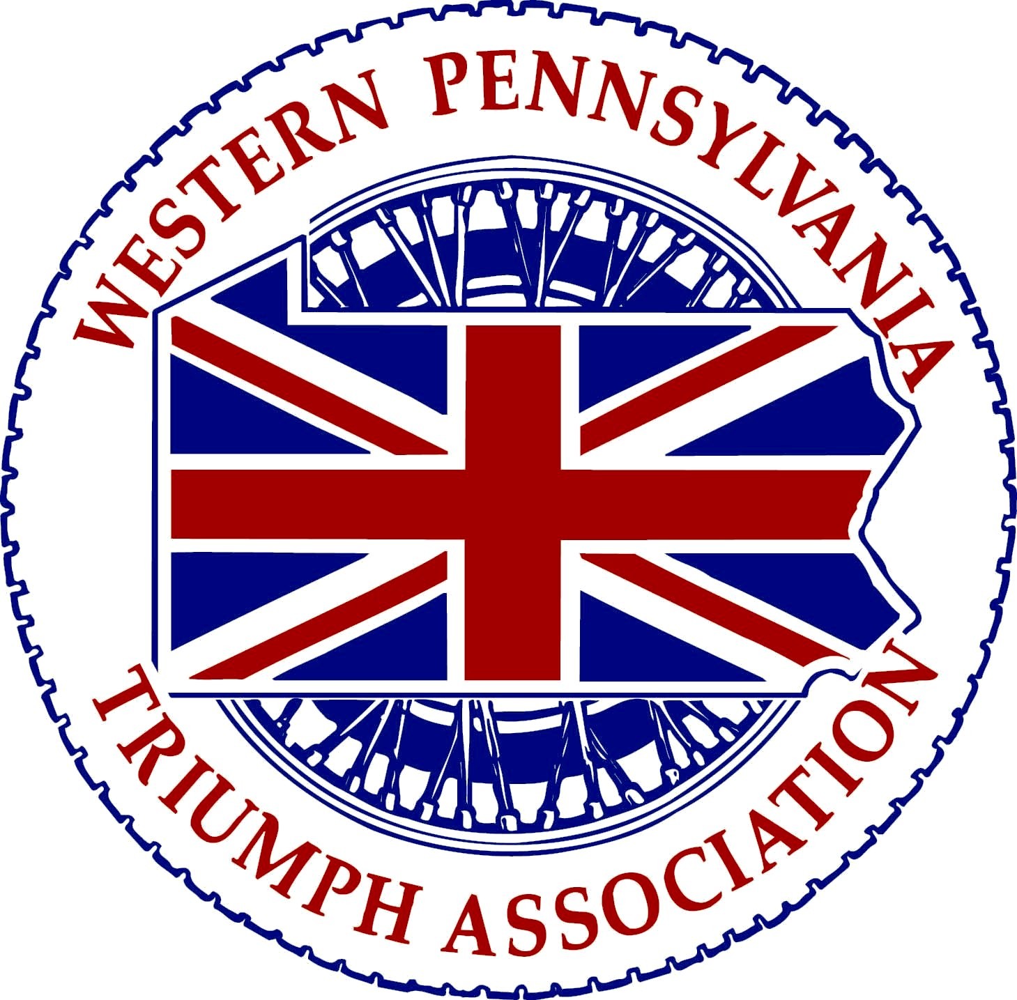 The Western Pennsylvania Triumph Association (WPTA) color logo, representing a prominent organization for British car programs and enthusiasts.