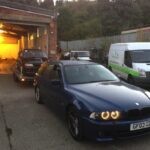 Toyota Starlet EP82 race car getting a wash before ECU mapping session