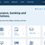 usaa homepage screenshot